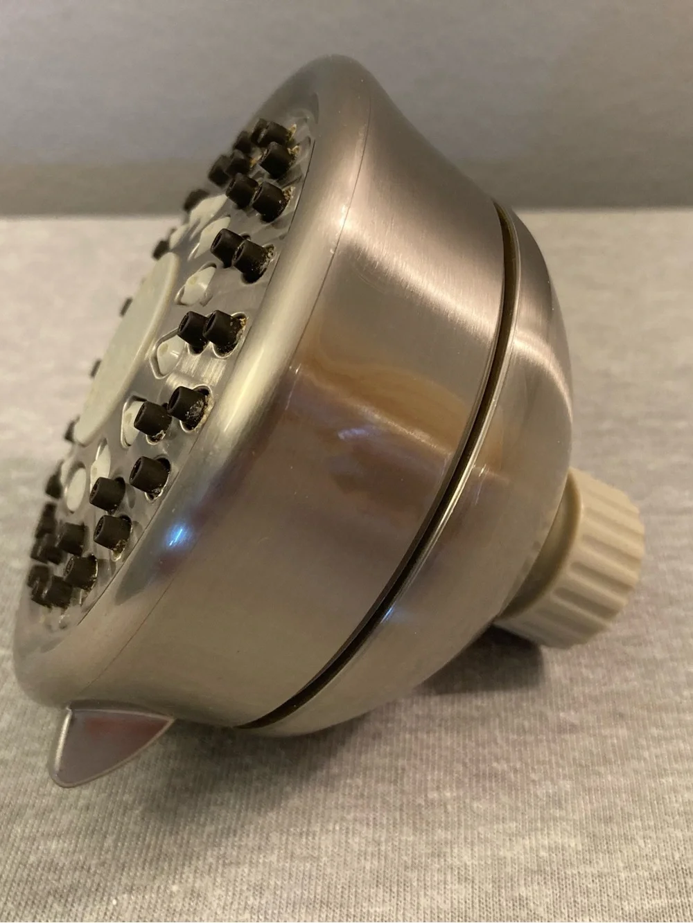 Brushed Nickel 5 Position Massaging Shower Head
